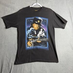 Stevie Ray Vaughan Vintage Brockum 1954-1990 Tour Memorial T-Shirt 1991: Size XL